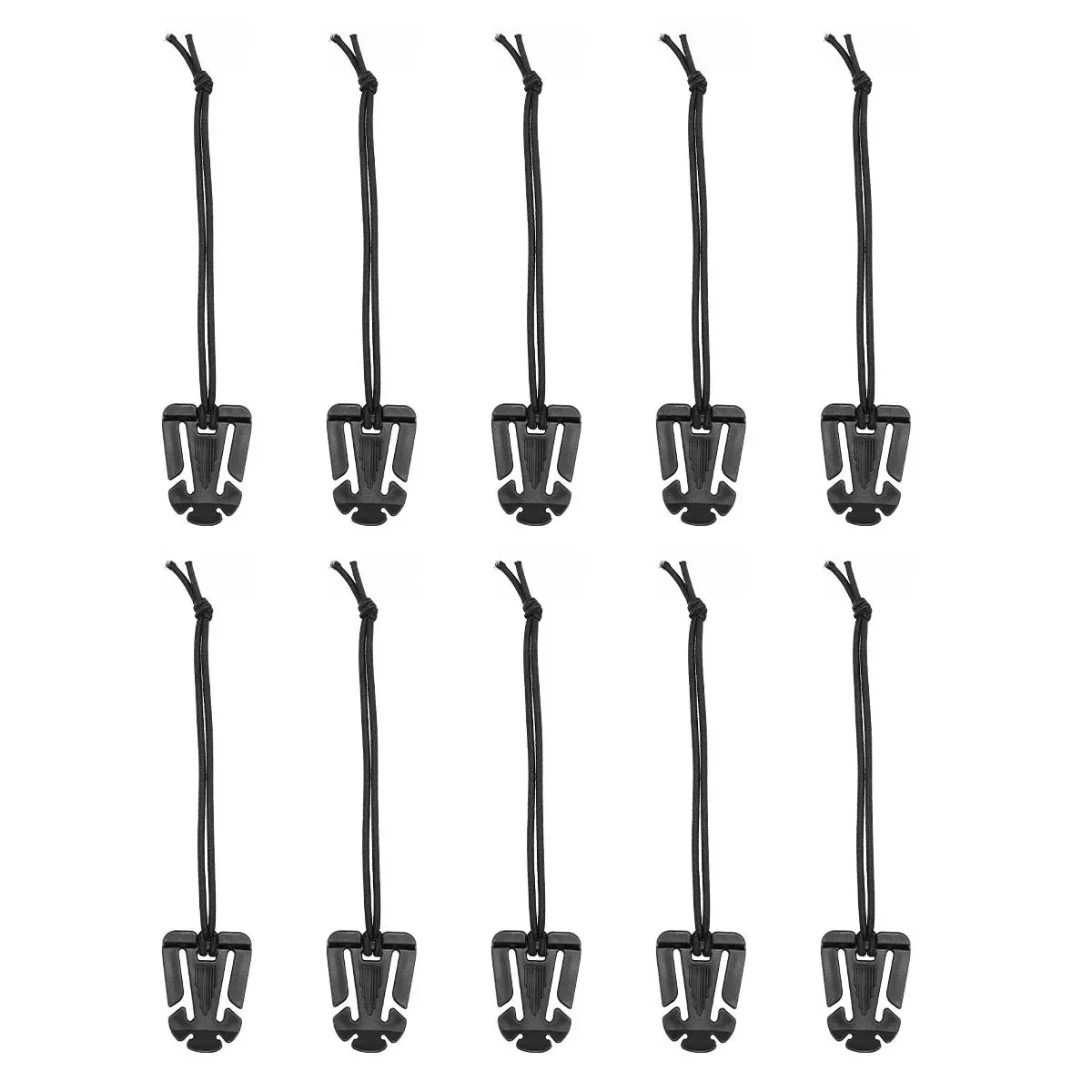 10PCS Molle Attachment Clips – Molle Web Dominators Elastic Strap Tactical Gear