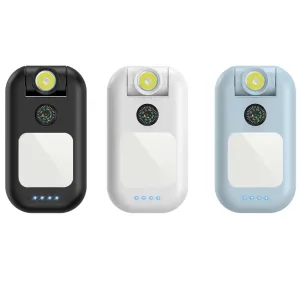 1500mAh Portable Work Light with 180 Degree Rotating LED, Multifunctional Keychain Light for Camping and Outdoors