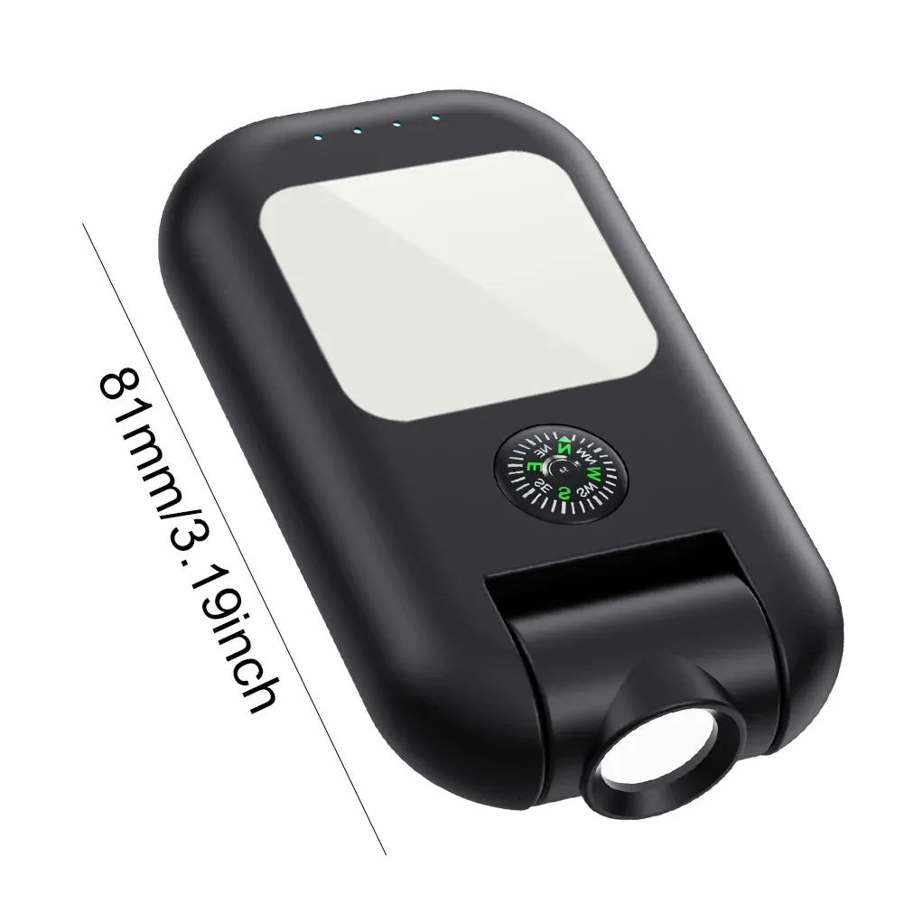 1500mAh Portable Work Light with 180 Degree Rotating LED, Multifunctional Keychain Light for Camping and Outdoors