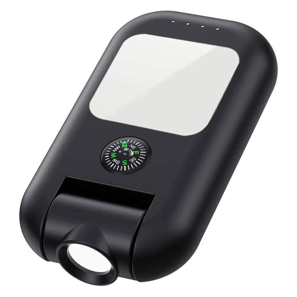 1500mAh Portable Work Light with 180 Degree Rotating LED, Multifunctional Keychain Light for Camping and Outdoors