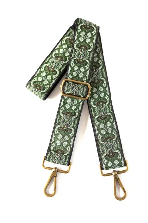 1.5"Crossbody Bag Strap With Ornate Pattern