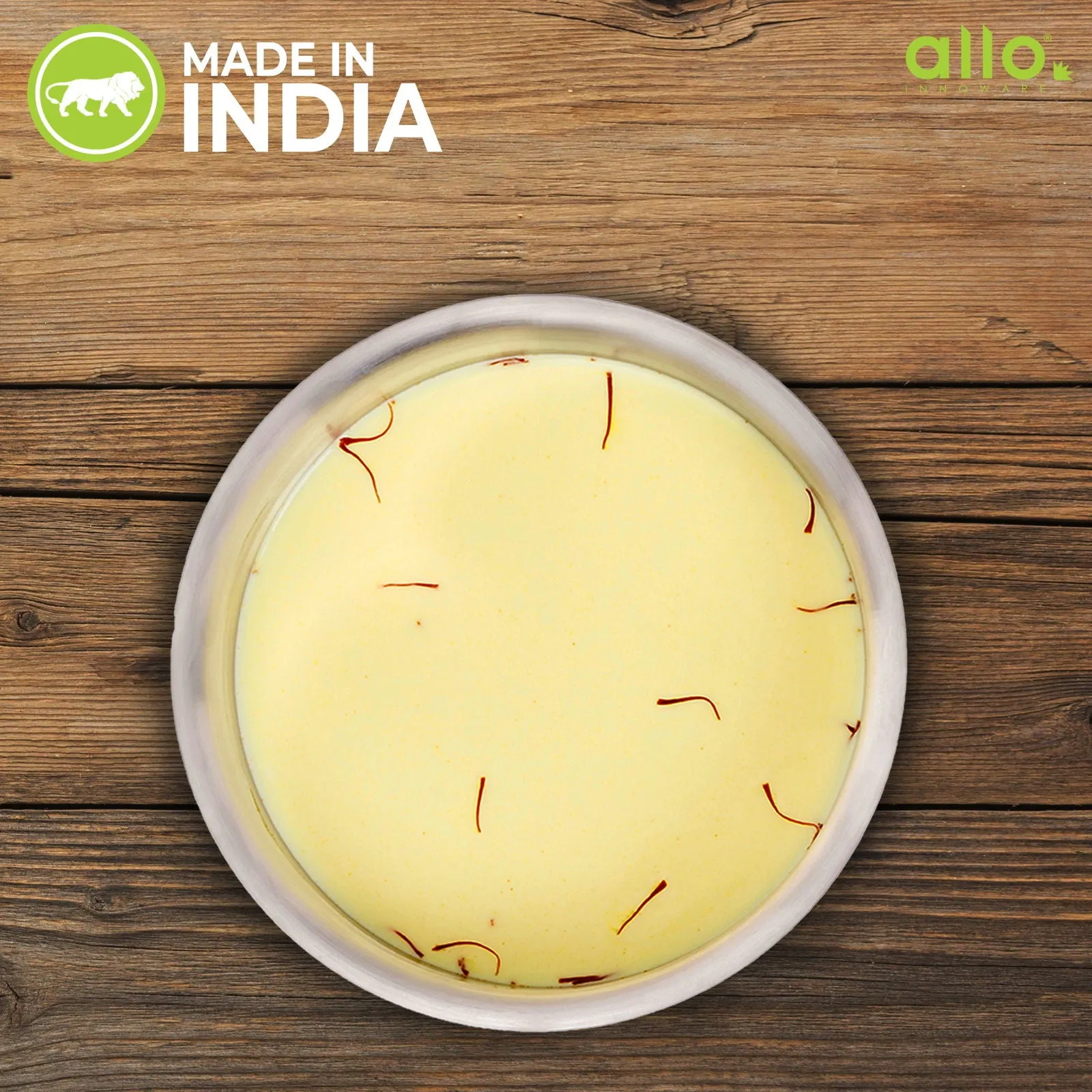 1.7L Allo CookSafe TriPly Tope | Stainless Steel | With Stainless Steel Lid | Induction Friendly | Naturally Non-stick | 16cm