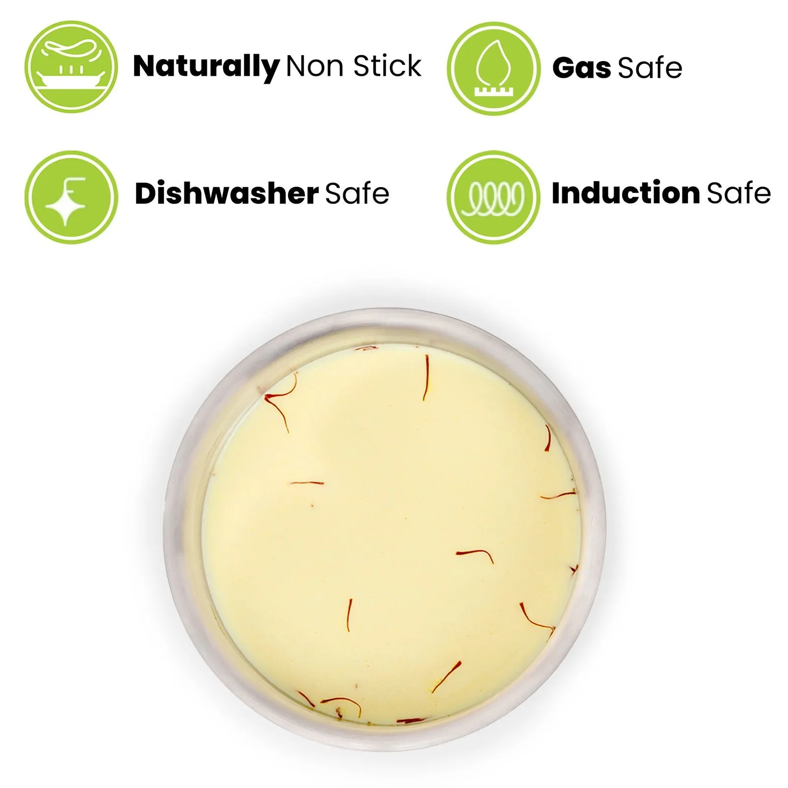 1.7L Allo CookSafe TriPly Tope | Stainless Steel | With Stainless Steel Lid | Induction Friendly | Naturally Non-stick | 16cm