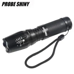 2018 Flashlight X800 Zoomable XML T6 LED Tactical Flashlight 18650 Battery Charger Case Super Bright F7