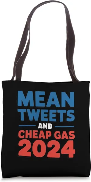 2024 Unplugged Snarky Tweets and Budget-Friendly Gas Tote Bag