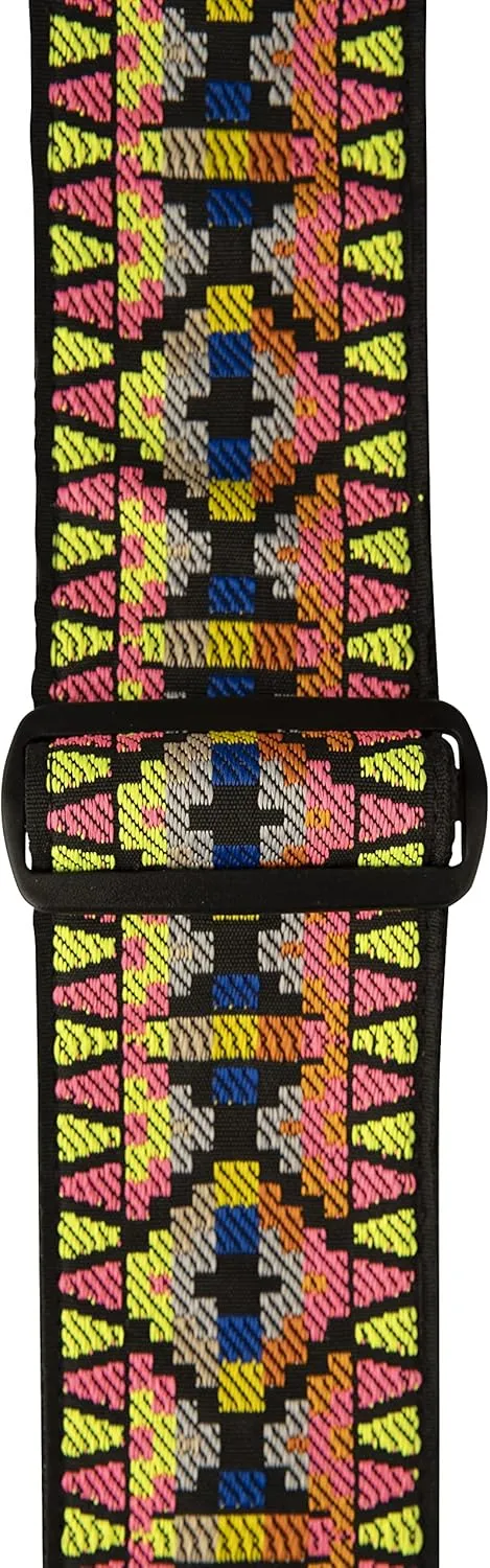 2.75" Retro Jacquard Guitar Strap, Salmon (110139::036:)
