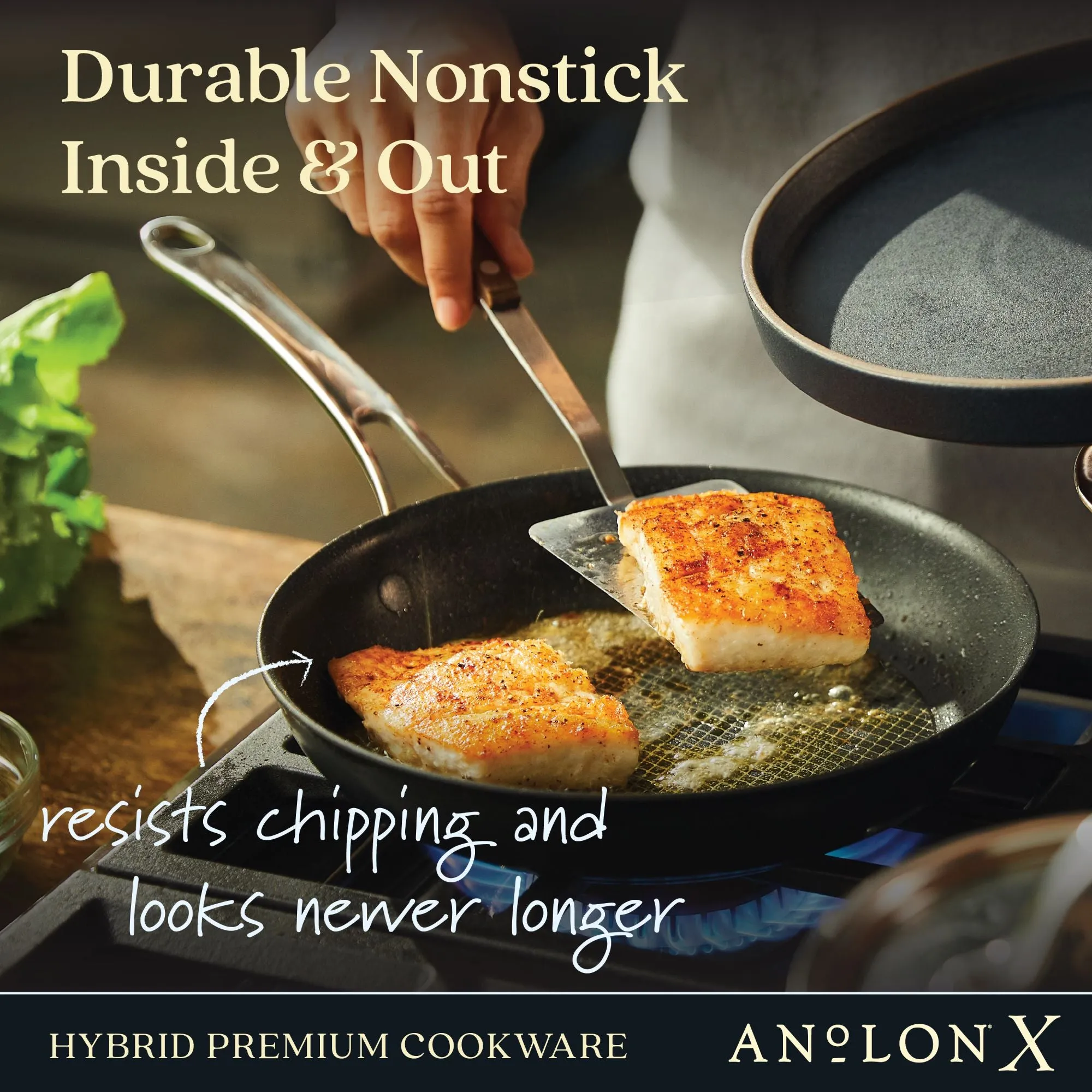 3-Quart Hybrid Nonstick Saucepan With Lid