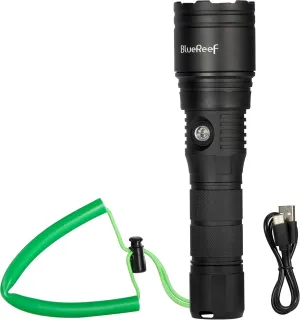 3000 Lumens Zoomable Dive Light – High-Powered Waterproof Scuba Flashlight for Diving, Snorkeling, Night Dives, Underwater Exploration & Emergency Use