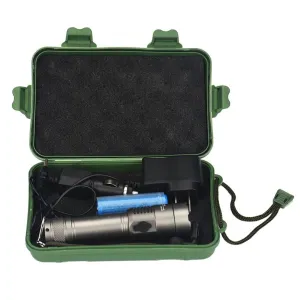 3000LM LED Flashlight XM-L T6 linterna led Waterproof Zoomable zaklamp Torch 3 modes 18650 Rechargeable Battery Bike light #2M02