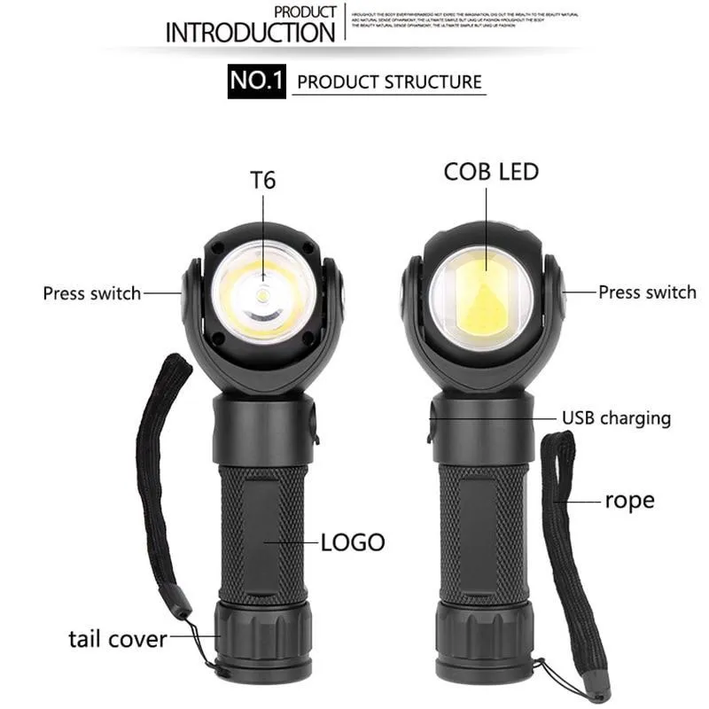 360 Rotation COB Working Lamp