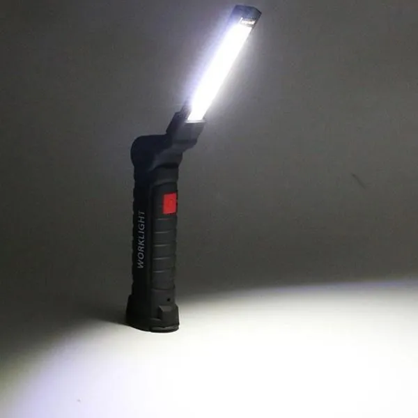 360° Rotation Inspection Lamp LED   COB Flexible Cordless Rechargeable Work Light