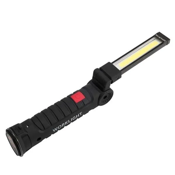 360° Rotation Inspection Lamp LED   COB Flexible Cordless Rechargeable Work Light