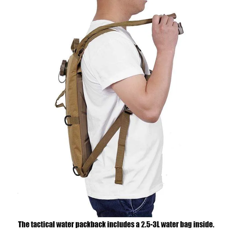 3L Molle Military Tactical Hydration Water Backpack