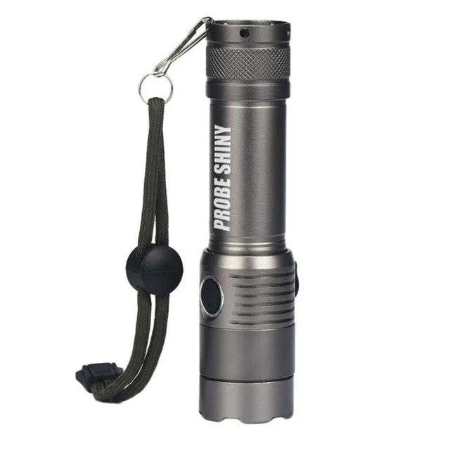 3Modes 3000LM T6 LED Zoomable Flashlight Torch Aluminum Alloy Camping Flashlight Use 1x18650 Battery Bicycle Light 40OT16