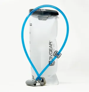 3VGEAR Top Fill Hydro-Tanker Water Bladder - 3L Hydration Bladder, Taste-Free - Quick Connect System and Durable Abrasion-Resistant Design with Leakproof Bite Valve - 3 Liters