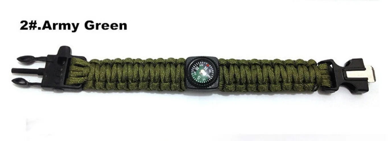 5 in 1 Camping Fire Starter Paracord