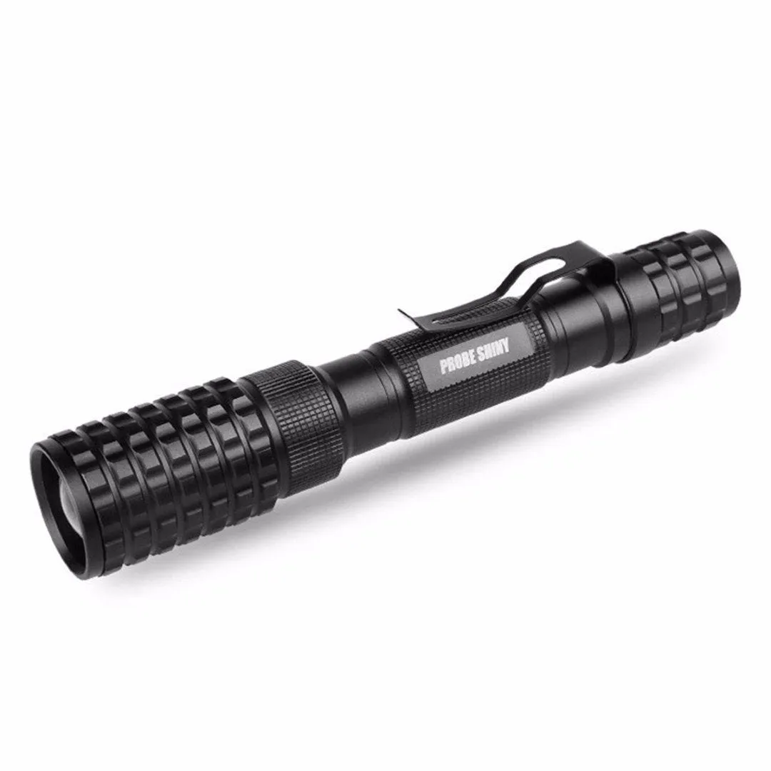 500LM XM-L T6 LED Flashlight 18650 Battery Zoomable Torch Light 5 Modes Lamp Torch Light Tactical Military  Camping Flashlight