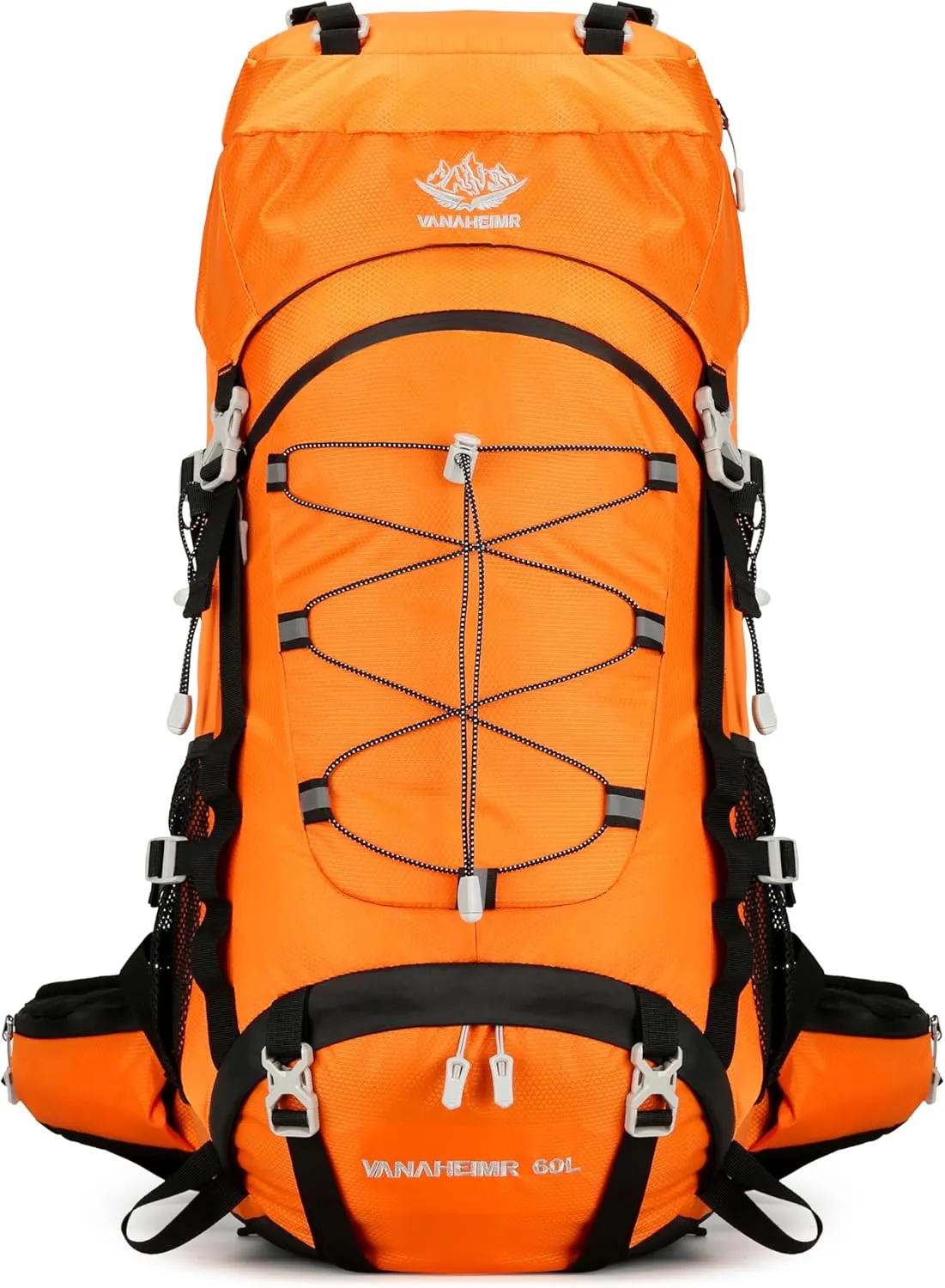 60L Travel Hiking Camping Backpack with Rain Cover, Backpack Water Resistant,Climbing Backpack for Men Women