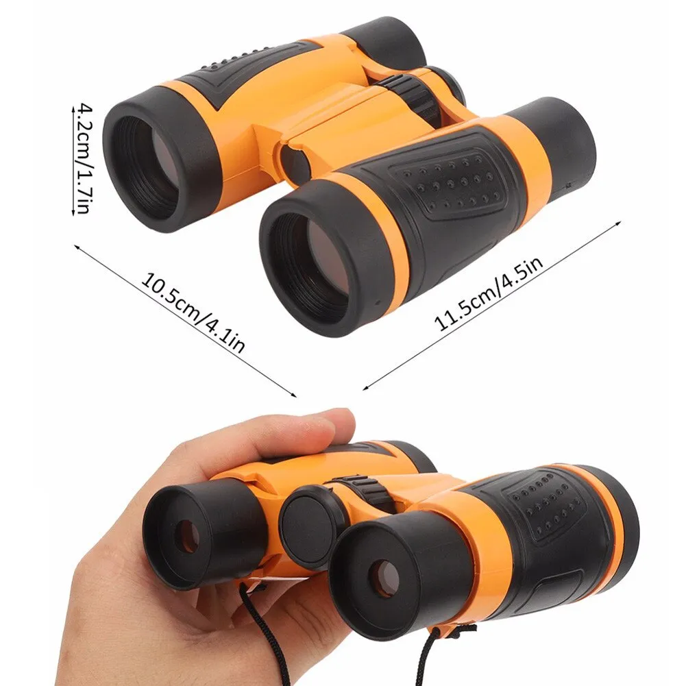 6pcs/set Children Outdoor Exploration Set Binoculars Compass Magnifier Whistle Kids Camping Adventure Pack Educational Toys Gift