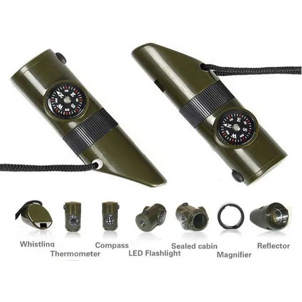 7 in 1 Survival Whistle