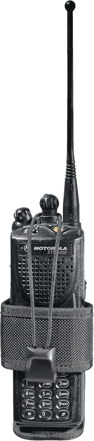 7323 Adjustable Black Radio Pouch