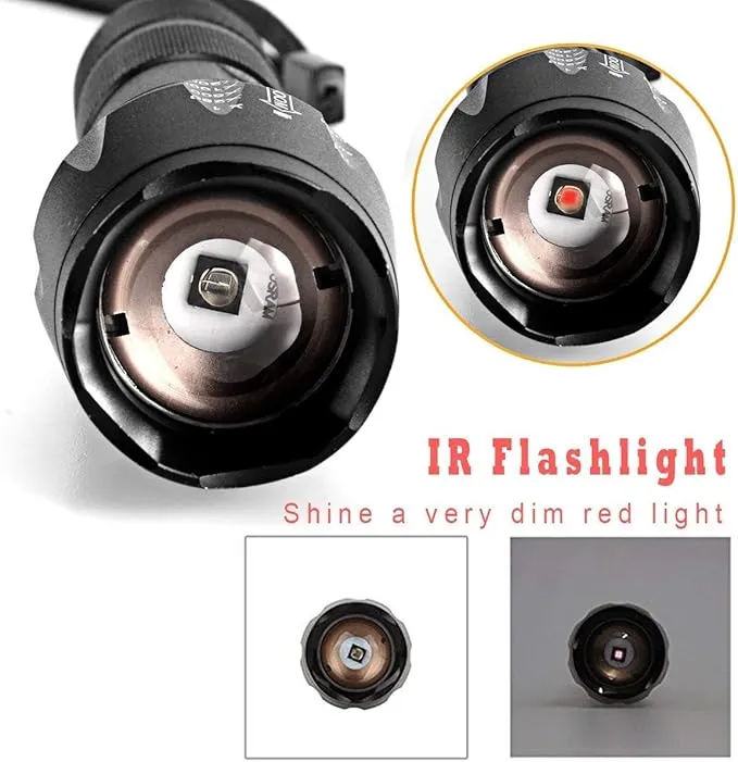 850nm IR Illuminator Flashlight Night Vision Flashlights Tactical Zoomable 850nm Infrared LED Hunting Torch