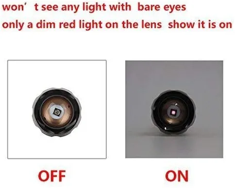 850nm IR Illuminator Flashlight Night Vision Flashlights Tactical Zoomable 850nm Infrared LED Hunting Torch