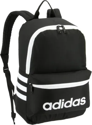 adidas Classic 3S Backpack for Boys and Girls, Black/White, One Size