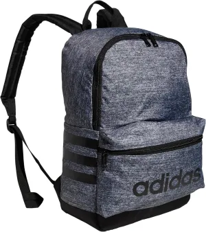 adidas Classic 3S Backpack for Boys and Girls, Jersey Onix Grey/Black, One Size
