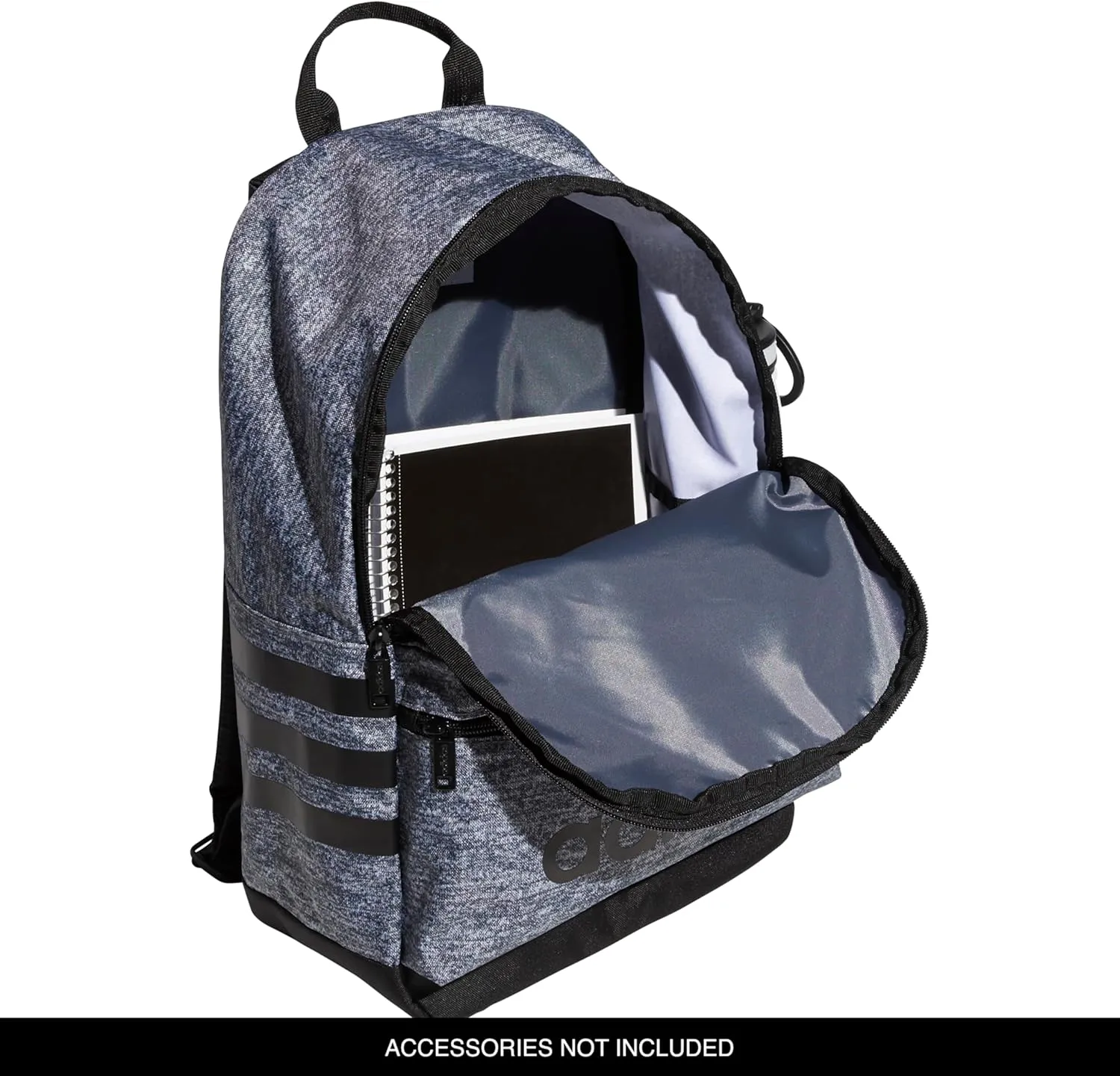 adidas Classic 3S Backpack for Boys and Girls, Jersey Onix Grey/Black, One Size