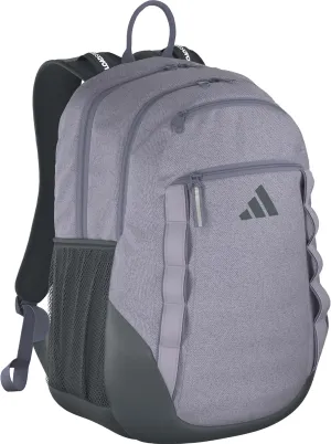 adidas Excelerator Backpack with Laptop Sleeve, Sport Bag for Men and Women, Twill Silver Dawn/Silver Dawn Grey, One Size