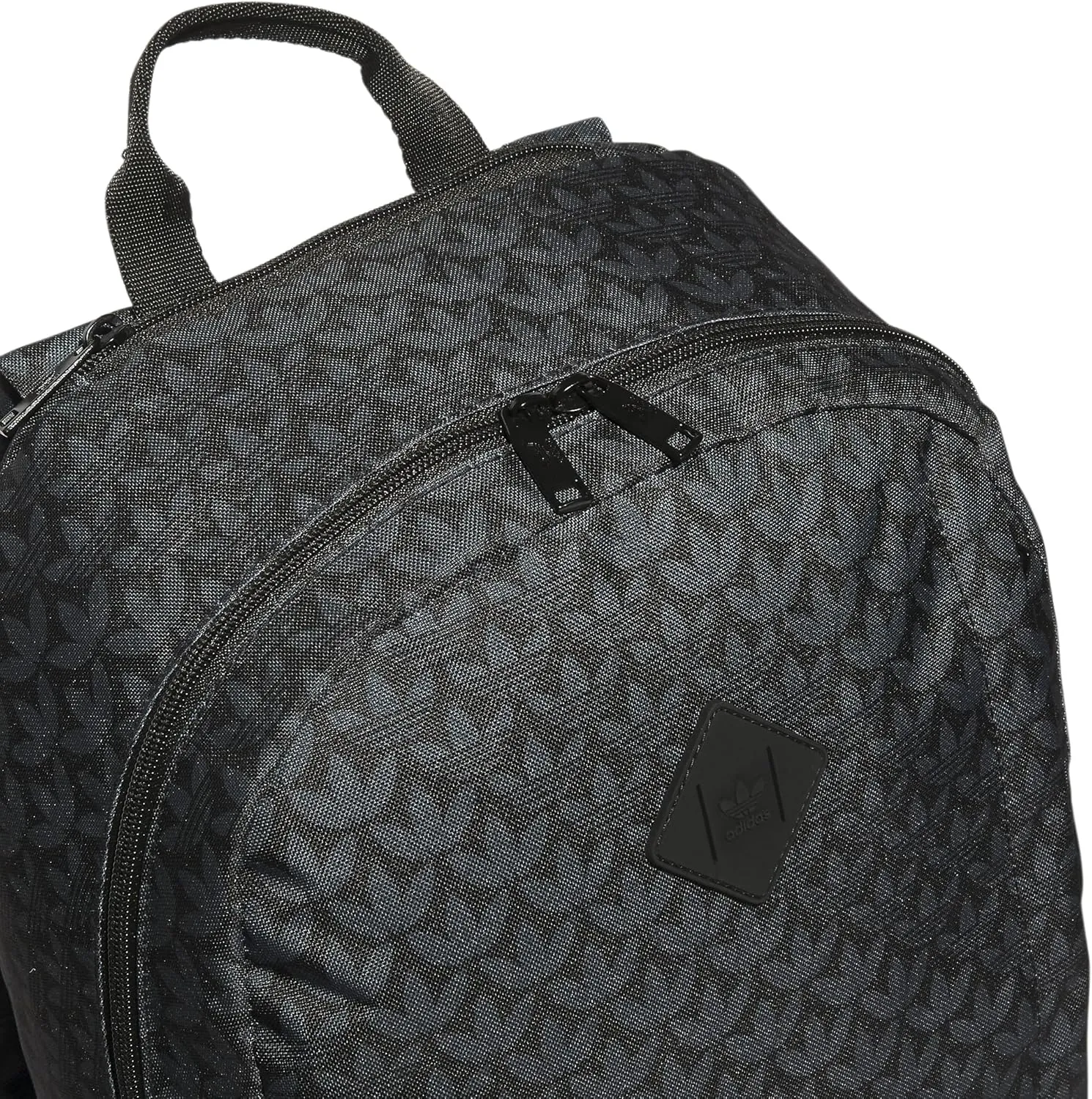 adidas Originals Graphic Backpack, Monogram AOP-Black, One Size