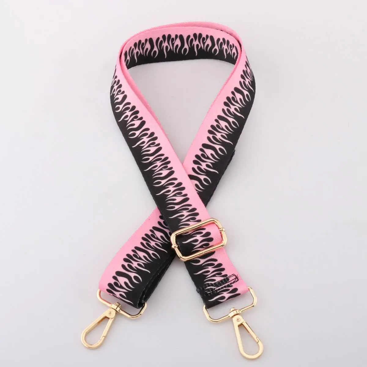 ADJUSTABLE BAG STRAP - Pink Flame