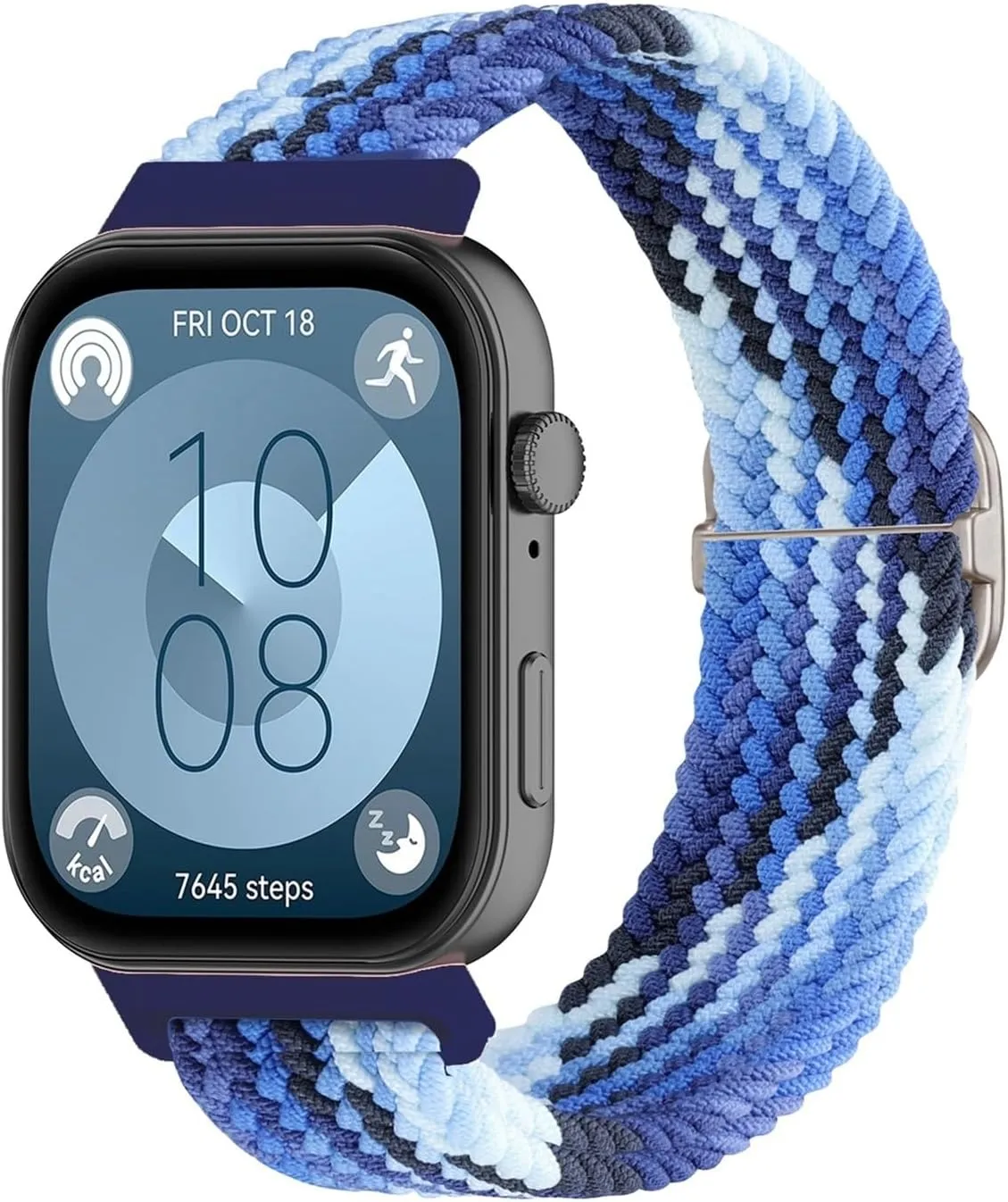 Adjustable Nylon Braided Strap For Huawei Watch Fit3 Fit4 Fit4Pro Elastic Breathable Sports Bracelet Replaceable Band