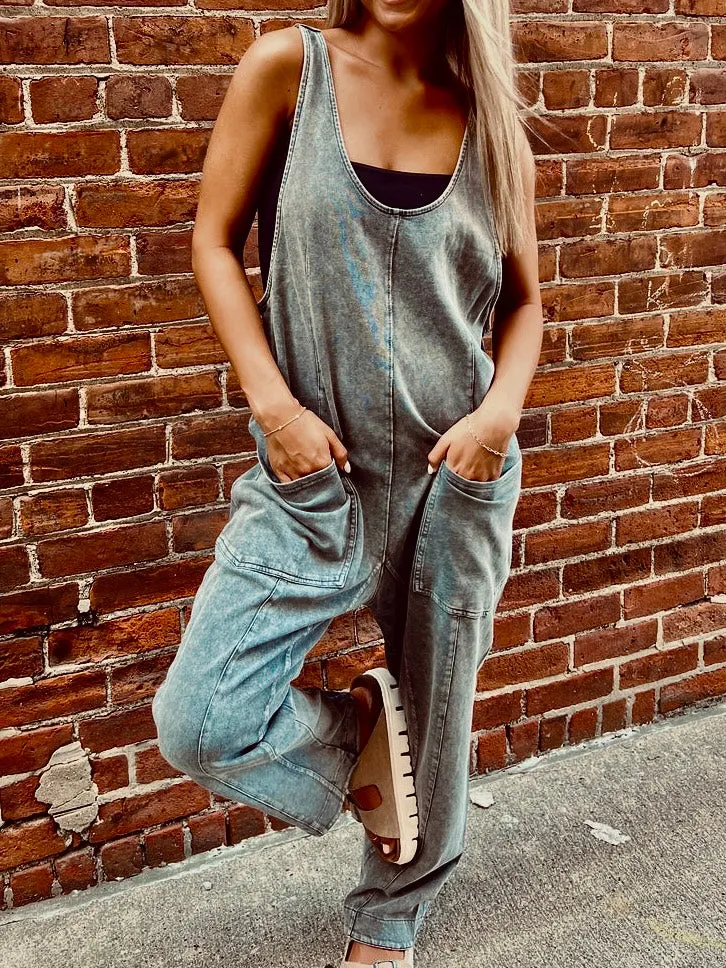 Adjustable Strap Jumpsuit