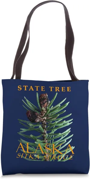 Alaska Territory Tree The Sitka Spruce Tote Bag