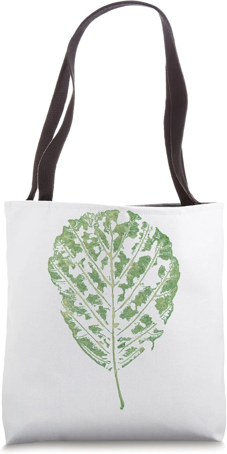 Alder Leaf / Nature BOTANICAL - Plant & Tree / Gardener Tote Bag