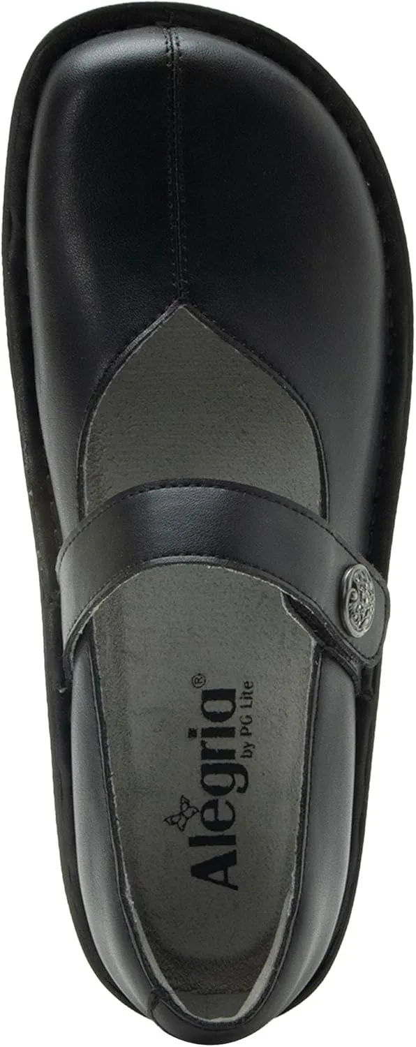 Alegria Women's Faye Leather Adjustable Strap Mary Jane Comfort Shoes