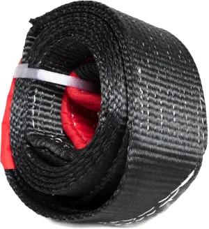 Alfa Wheels Recovery Strap Tree Saver Winch Tow Strap 3" x 10' Off-Road Car Truck Snatch Towing Strap - Heavy Duty UV Resistant Polyester - Reinforced Loop Ends - 26,000lb Capacity Black by HiGear