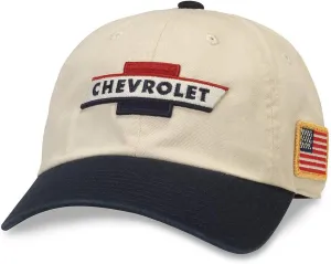 AMERICAN NEEDLE Chevrolet Chevy Patch Unisex Adjustable Buckle Strap Baseball Hat