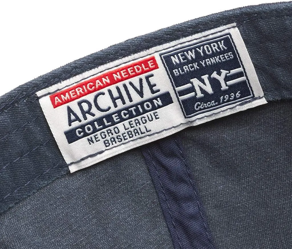 AMERICAN NEEDLE Historic Negro League Team Archive Baseball Cap Adjustable Buckle Strap Dad Hat