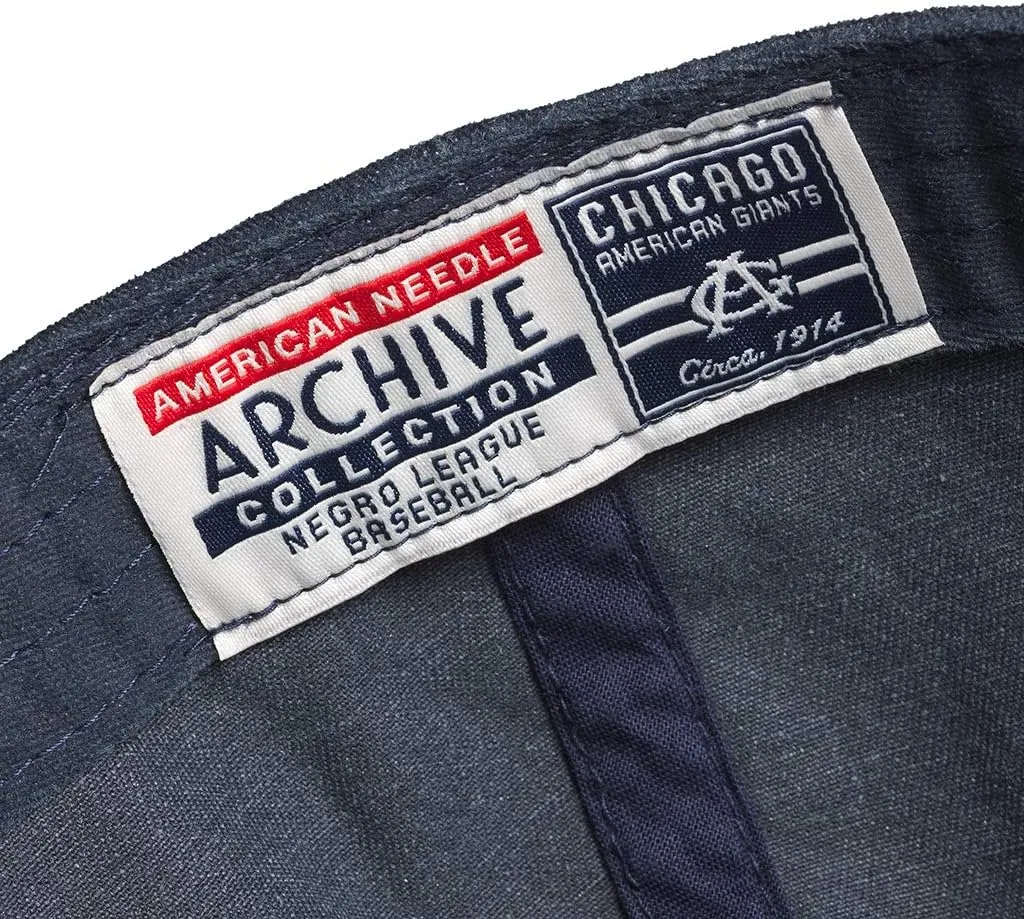 AMERICAN NEEDLE Historic Negro League Team Archive Baseball Cap Adjustable Buckle Strap Dad Hat