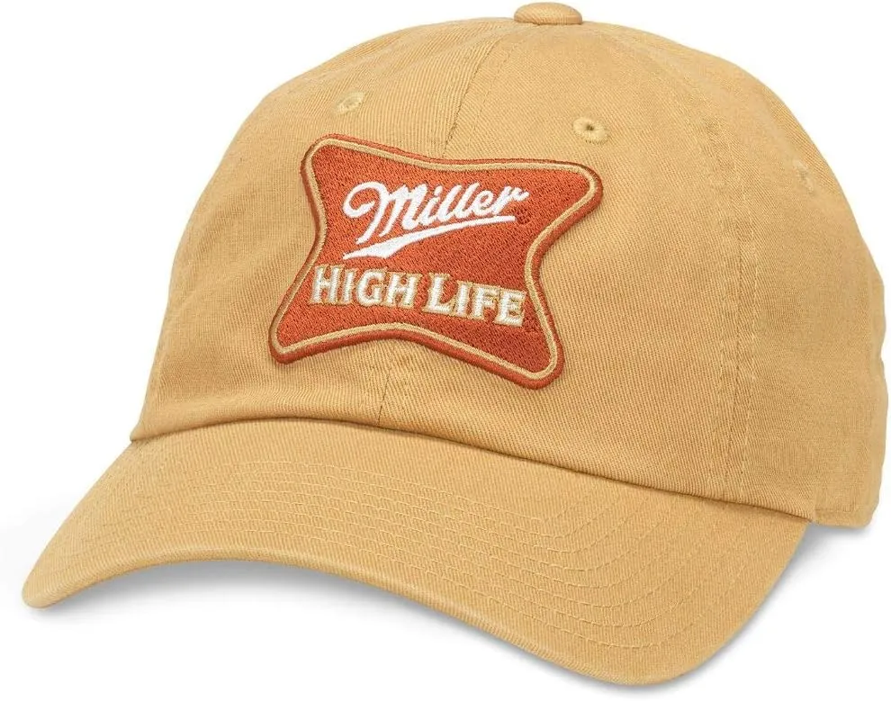 AMERICAN NEEDLE Miller High Life Beer Patch Unisex Adjustable Buckle Strap Baseball Hat