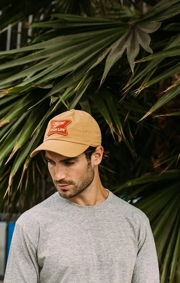 AMERICAN NEEDLE Miller High Life Beer Patch Unisex Adjustable Buckle Strap Baseball Hat