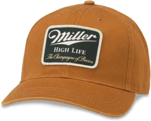 AMERICAN NEEDLE Miller High Life Beer Patch Unisex Adjustable Buckle Strap Baseball Hat