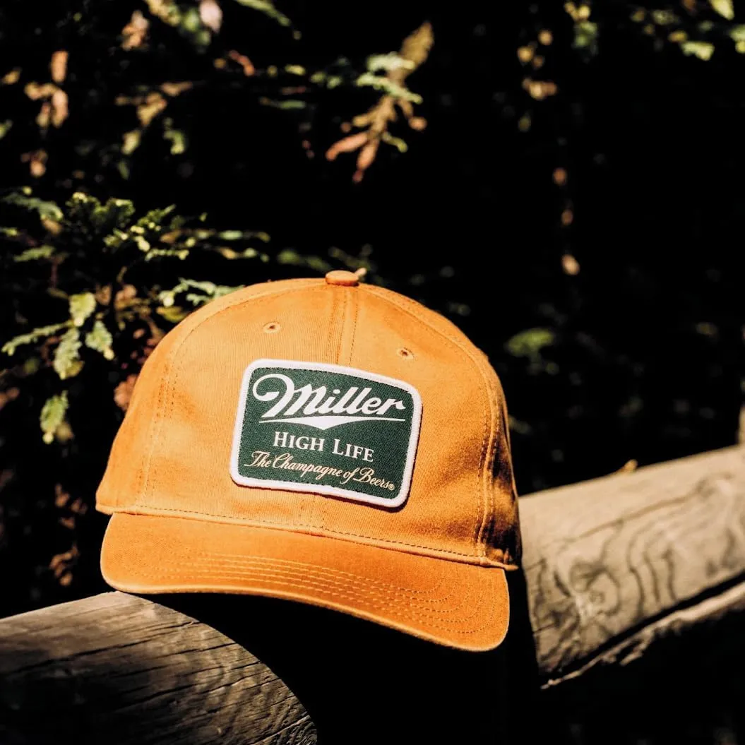 AMERICAN NEEDLE Miller High Life Beer Patch Unisex Adjustable Buckle Strap Baseball Hat