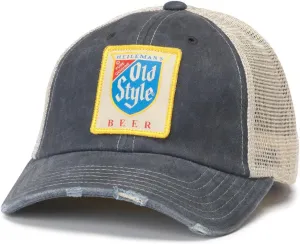 AMERICAN NEEDLE Old Style Beer Patch Unisex Adjustable Buckle Strap Baseball Hat