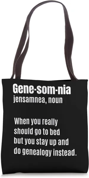 Ancestry Genealogist Family Tree Entertained Genealogist Tote Bag