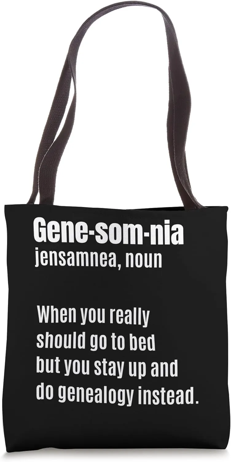 Ancestry Genealogist Family Tree Entertained Genealogist Tote Bag
