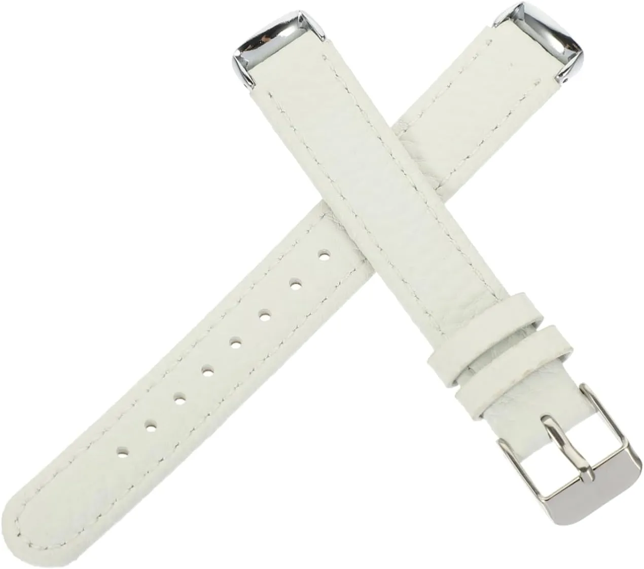 Angoily 2pcs Pebbled Leather Strap Watch Supplies Watch Strap Decorative Supple Ladies Watches Leather Wristlet